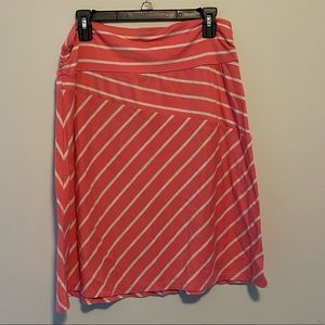 Faded Glory pink striped skirt